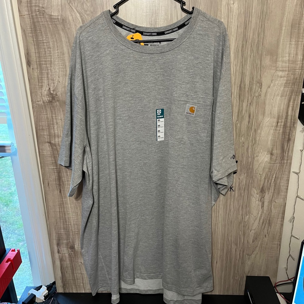 Carhartt Force T Shirt Mens 4XL Relaxed Fit Midweight Pocket Tee Short Sleeve